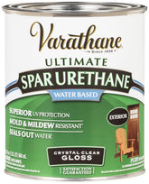 Rust-Oleum 250041H Urethane Paint, Gloss, Liquid, Crystal Clear, 1 qt, Can